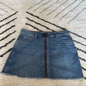 Free people jean skirt